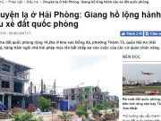 Phó Thủ tướng Thường trực chỉ đạo xử lý vụ giang hồ xâu xé đất quốc phòng ở Hải Phòng