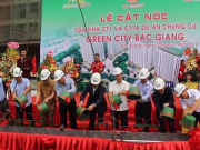 Lễ cất nóc tòa CT1 và CT1A dự án Green City Bắc Giang