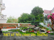 Thiết kế tiểu cảnh sân thượng đẹp