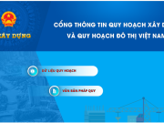 Các tỉnh phải công bố quy hoạch trên cổng thông tin quốc gia