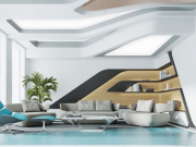 Ngôi nhà hiện đại mang cảm hứng công nghệ