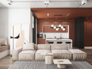 Không gian sống thêm nổi bật nhờ trang trí với gam màu đỏ