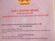 KẸT TIỀN LÀM ĂN NÊN CẦN BÁN GẤP LÔ ĐẤT THỔ CƯ CỦA NHÀ , ĐẤT ĐÃ CÓ SỔ , ĐẤT Ở LIỀN