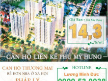 Căn hộ Xanh ngay trung tâm Nhà Bè giá chỉ 15 tr/m2. Tặng kèm nội thất