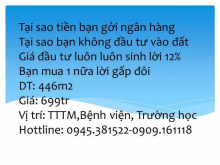 669tr,446m2,sh,bv,ck12%, Hậu giang