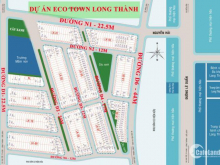 Đất nền dự án Ecotown ngay trung tâm thị trấn Long Thành, giá đầu tư hấp dẫn!