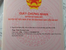 Đất nền KDC Hồng Long, SHR, XDTD