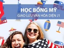 HỌC BỔNG 100% GIAO LƯU VĂN HÓA MỸ DIỆN J1