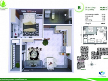 Căn hộ Thủ Thiêm Garden ngay vị trí vàng quận 9, DT: 61.50m2