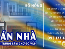 Bán nhà đẹp tại chợ Gò vấp thuận tiện kinh doanh giao thông