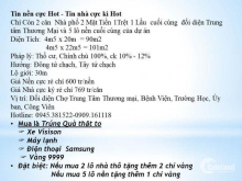 Nếu mua 2 lô nhà thô tặng thêm 2 chỉ vàng, Nếu mua 5 lô nền tặng thêm 1 chỉ vàng