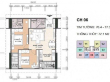 Bán căn hộ 72m2 chính chủ. chung cư A10 Nam trung yên,ban công đông nam. LH 0968.595.532