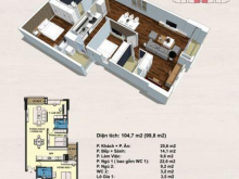 Sở hữu căn hộ rộng 99.8m2 Handi Resco Lê Văn Lương 3 ngủ giá rẻ chỉ từ 32.5tr/m2  0934634268