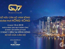 Mua nhà quận 7 quen sông TẶNG vé tham quan HONG KONG