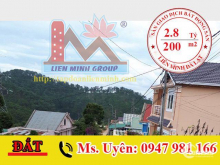 Bán Đất View Thung Lũng Đường Hoàng Hoa Thám, Phường 10, Đà Lạt Giá 2.8 Tỷ. LH: 0947 981 166