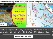 DỰ ÁN COCO COMPLEX RIVERSIDE- BÁN ĐẤT NỀN MẶT TIỀN SÔNG CỔ CÒ- CÁCH BIỂN HÀ MY 800m