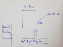 Bán Gấp Mảnh Đất Tại Ngõ 87 Trường Lâm- tổ 5, phường Đức Giang-Long Biên- Hà Nội.Dt 54m2.GIÁ 33 triệu/m2