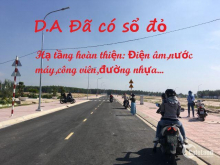 ĐẤT NỀN ĐÃ CÓ SỔ ĐỎ.TẠI TT LONG THÀNH-ĐỒNG NAI.MẶT TIỀN ĐƯỜNG.THỔ CƯ 100%