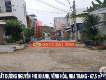 Bán đất mặt tiền 5m đường Nguyễn Phi Khanh, Hòn Xện, Nha Trang