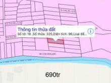 Kẹt tiền WC bán gấp lô đất vườn DT:96m2 . Giá : 690tr ( còn TL). xã Đại Phước, Nhơn Trạch , ĐNai.