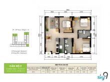 Chính chủ cần bán lại căn hộ Sky 9 cho những ai cần 1 chỗ ở rộng rãi thoải mái  khi gia đình nhiều nguời, 75m2 giá : 1 tỷ 6, LH: 0906 606 182