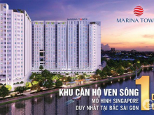 Marina riverside TT 300tr nhận nhà, TPBank hỗ trợ 70% LS 0%, 1,1 tỷ/ căn 2PN 60m2