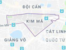 Cho thuê nhà riêng mặt ngõ ô tô tại Kim Mã,S=55m2