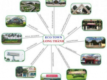 MỞ BÁN KHU ĐÔ THỊ MỚI ECO TOWN, TRUNG TÂM HÀNH CHÍNH LONG THÀNH, GIÁ 11,9TR/m2