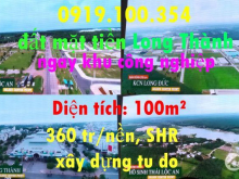 Đất nền Long Thành, Ngay sở Quốc Hội phía Nam, KCN Lộc An,KCN Long Đức, 360tr/nền nhận nền