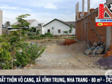 Bán đất đường ô tô 6 m thôn Võ Cang, xã Vĩnh Trung, Nha Trang_LH:0919.111.566