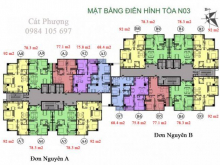 Chính chủ bán căn hộ 3 PN 1408 tòa N03A chung cư K35 Tân Mai giá hơn 2,2 tỷ.