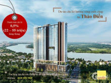 Q2 Thảo Điền, thanh toán chỉ 0,5%/ tháng, đóng 50% nhận nhà