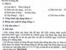 Bán nhà số 51/38/11 đường Công Lỡ,p15,Tân Bình,TP HCM