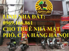 Cho thuê nhà mặt phố Trần Duy Hưng:  + Thông số DT 45m, 5 tầng, Mt 3.2m, Giá 55 triệu/tháng. LH: 0969166861