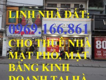 Cho thuê nhà mặt phố Thái Hà DT 65m2 x 4 tầng Mặt tiền 4m Giá 80tr