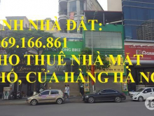 Cho thuê nhà mặt phố Bà Triệu: + DT 100m, MT 7m, 2 tầng, Giá 7000$  LH 0969166861