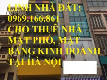 Cho thuê nhà mặt phố Nguyễn Trãi : + Thông số nhà mặt phố Nguyễn Trãi : DT 35m, 6 tầng, MT 4m, Giá 34 triệu/tháng