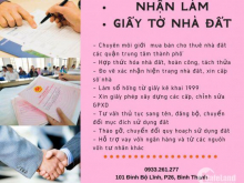 Làm giấy tờ nhà đất từ giấy tay sang sổ hồng, xin giấy phép xây dựng