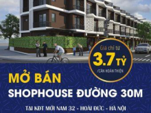 MỞ BÁN SHOPHOUSE LIỀN  KỀ NAM 32 LH MRS HẠNH :01669696338