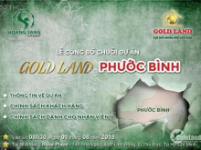 Sản phẩm Goldland, Phước Bình, Long Thành, Đồng Nai giá F0 chỉ 300 triệu/nền, chiết khấu 9.5%