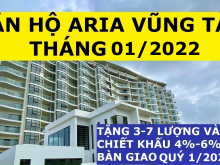 Aria Vũng Tàu Căn 2PN-3 Tỷ, 3PN-4.7Tỷ, View Biển, Hỗ Trợ Vay 12 Tháng