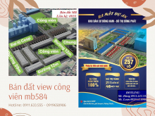 Bán đất view công viên mặt bằng 584 Đông Nam Đông Phát đón sóng mặt bằng Ao Sen