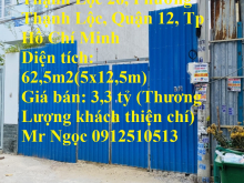 Cần Bán Lô Đất Đẹp Tại Thạnh Lộc 26, Phường Thạnh Lộc, Quận 12, Tp Hồ Chí Minh