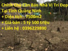 Chính Chủ Cần Bán Đất  Vị Trí Đẹp Tại Tỉnh Quảng Ninh