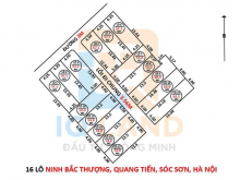 Chính chủ bán rẻ phân lô Bắc Thượng - Quang Tiến - Sóc Sơn. - Diện tích 54m2 full thổ cư.