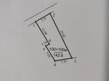 Đất đẹp 142m2 Đạc Tài Mai Đình Sóc Sơn, đường 3,5m giá 14tr/m2.