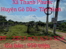 Bán đất 2 mặt tiền xã Thanh Phước, Gò Dầu