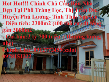 Hot Hot!!! Chính Chủ Cần Bán Nhà Đẹp Tại Huyện Phú Lương- Tỉnh Thái Nguyên