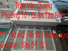 Cần bán gấp nhà Phường 10, Quận Tân Bình , TPHCM