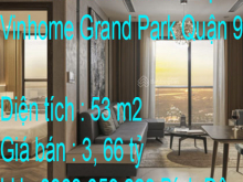 Chính chủ bán căn hộ Vinhome Grand Park Quận 9